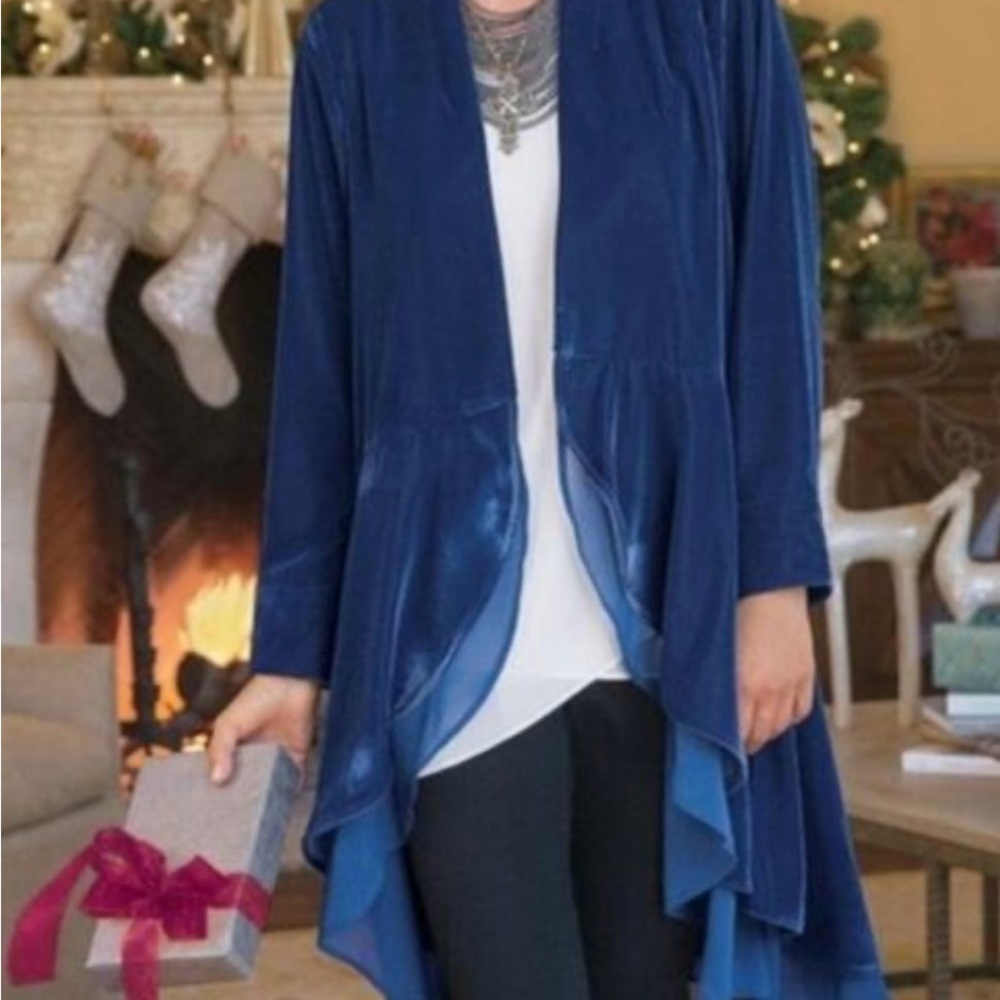 Soft Surroundings Blue Women's Jacket